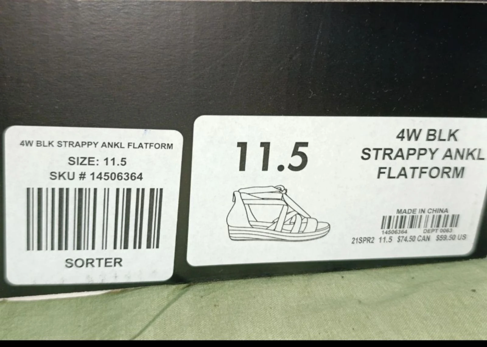 Zwarte espadrilles met hak Torrid 11.5US/44EUR – photo 12